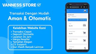 TEMPAT TOPUP & JUAL KEBUTUHAN MEDIA SOSIAL TERMURAH SE INDONESIA || VANNESS STORE WEB REVIEW