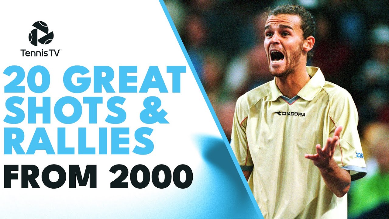 20 Amazing Tennis Shots & Rallies From the Year 2000!