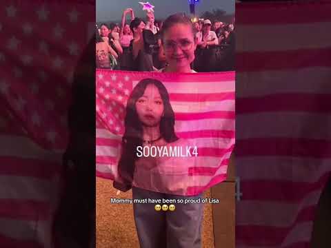 ซึ้งมาก แม่ลิซ่า ร้องไห้ หลังดูโชว์ลิซ่าที่ coachella 2025 #lalisa #blackpink #ลิซ่า #blink
