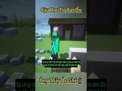 Anh Đen Xì Xì Troll Minecraft Ông Thầy Bất Lực 🤣- Tập 145 #shorts