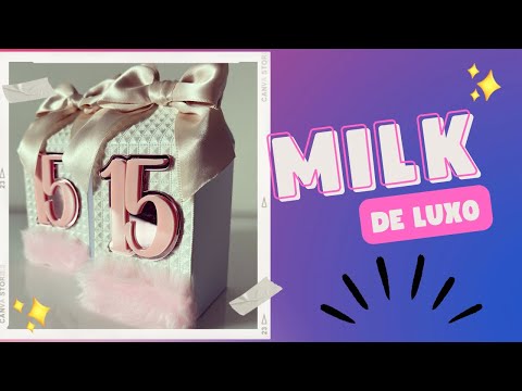 Caixa Milk de luxo #personalizadosdeluxo#milk #personalizados #caixapersonalizada