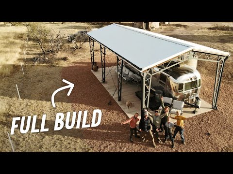 Family Builds an RV Carport in 1 WEEK!