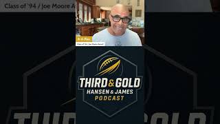 Aaron Taylor drops knowledge on moving from OT to OG. #notredamefootball