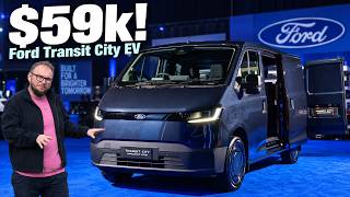 $58,990 electric Ford van for NZ: Transit City first look