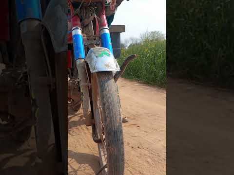 The snake stopped the man's bike | سانپ نے آدمی کی موٹر سائیکل روک دی
