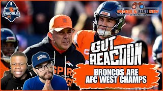 Gut Reaction: Broncos Win AFC West Crown | Orange & Blue View