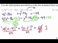 Mastering Ellipse Equations through Completing the Square