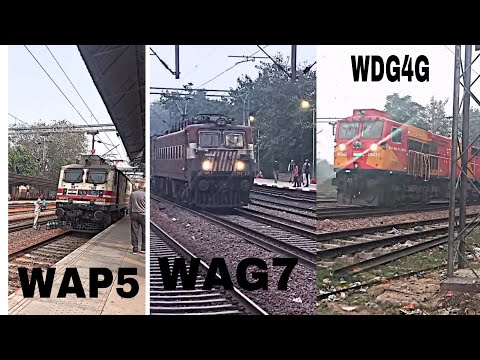 WAP5,WAG7,WDG4G Locomotive Indian Railway Aspirants Dreams