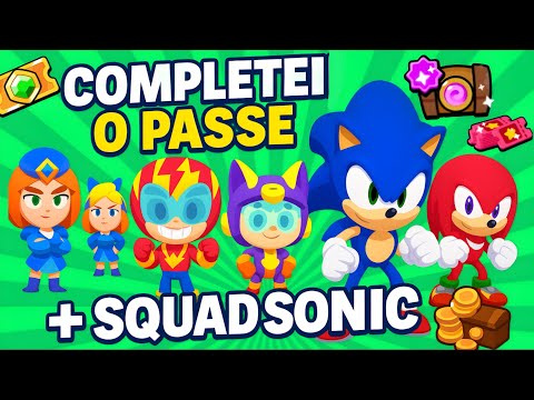 SUPER PASSE COMPLETO E JOGUEI COM SONIC, TAILS E KNUCKLES NO SQUAD BUSTERS! PETER GAMES