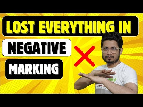 CSIR NET life science negative marking explained