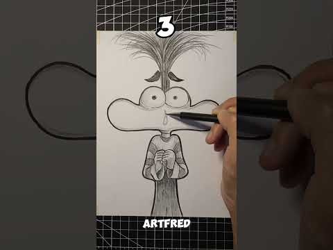 Which one is correct for Anxiety 😬 (Inside Out) #shorts #anxiety #drawing