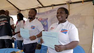 YouTube video thumbnail: Five Ebola Survivors Discharged as Drcongo’s Case Count Breaks 6,000 