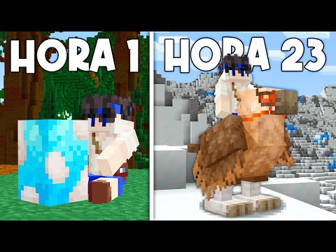 24 HORAS PARA DOMESTICAR DINOSSAUROS NO ARK CRAFT!