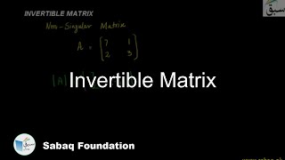 Invertible Matrix