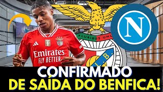 😱URGENTE! SURPRESA DE ÚLTIMA HORA! DAVID NERES DE SAÍDA NOTÍCIAS DO BENFICA! BENFICA