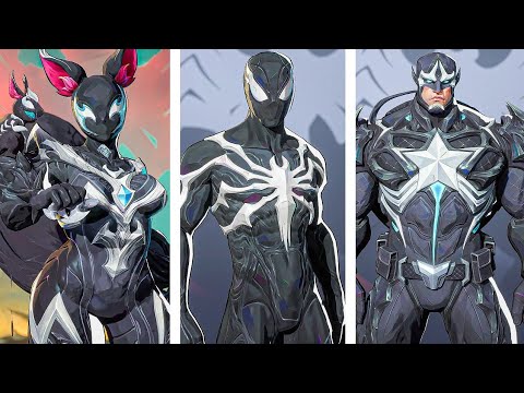 Marvel Rivals - ALL Symbiote Skins and Animations