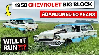1958 Chevrolet Brookwood Station Wagon! Abandoned for 53 Years!