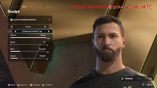 EA SPORTS FC 26 face tutorial - /Giorgi Mamardashvili/Liverpool FC/Georgia