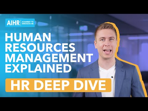 YouTube video thumbnail: Human Resource Management Explained