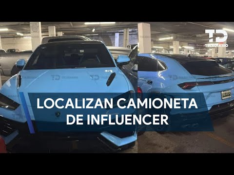 Localizan camioneta Lamborghini que fue robada a influencer Alfredo Valenzuela en San Pedro, NL