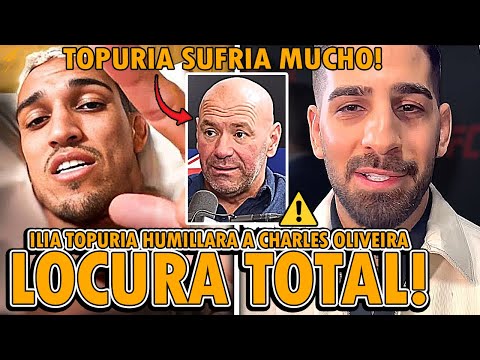 ⚠️¡CHARLES OLIVEIRA EN PELIGRO SERÁ NOQUEADO POR ILIA TOPURIA! ¡OFICIAL ILIA DEJA EL TÍTULO VACANTE!