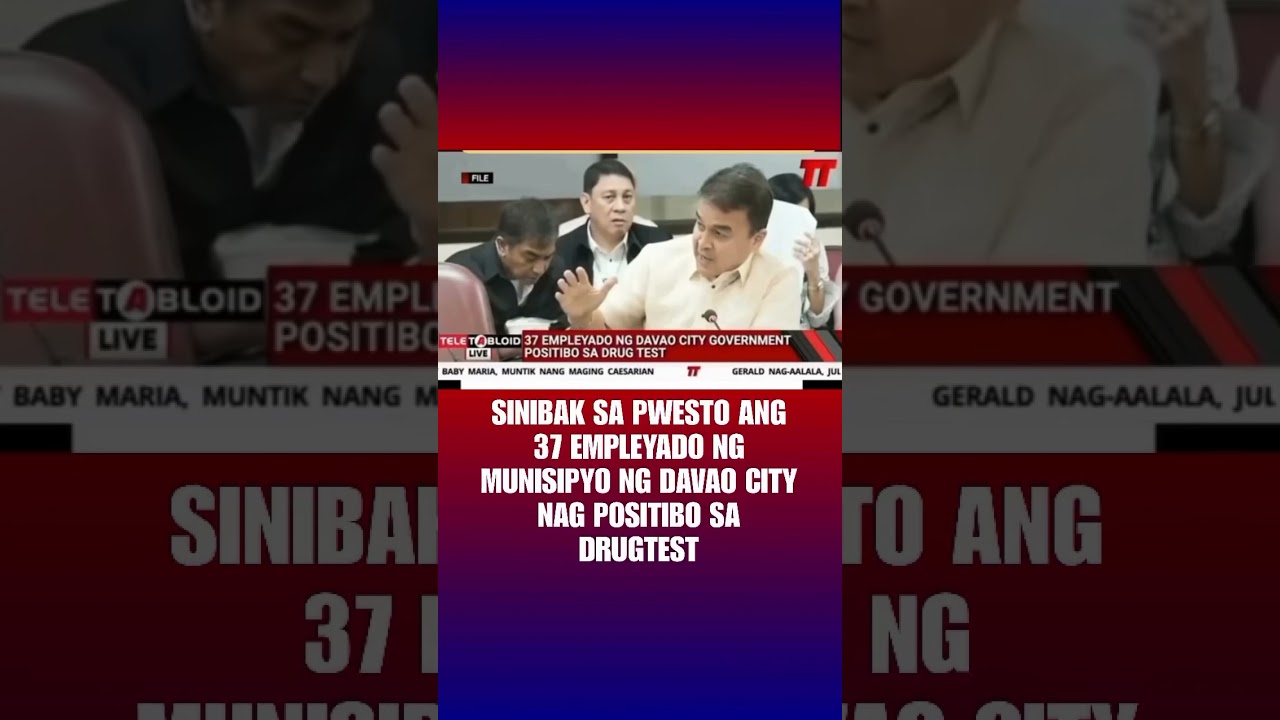BALWATER NG DUTERTE NABISTONG MGA ADIK PALA ANG MGA EMPLEYADO NG LGU AT KAPITOLYO? TOTOO BA ITO??