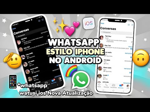 SAIU! WHATSAPP IGUAL IPHONE iOS 18 NO ANDROID 2025 🥳 Funcionando 😄 Novo watusiiOS ATUALIZAÇÃO