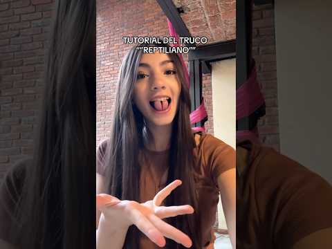 Como hacer el truco reptiliano #biannbarberio #trucos #reptilian #humor