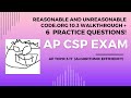 Algorithm Scaling and Reasonableness
