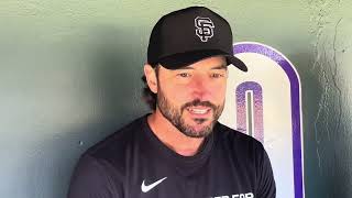 San Francisco Giants manager Tony Vitello on promotion of prospect and Colorado native OF Jonah Cox