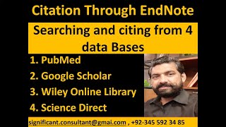 Citation through EndNote