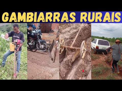 GAMBIARRAS da ROÇA. Para tudo o homem do campo dá um jeito!