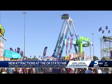 YouTube video thumbnail: Check out the New Attractions Coming to the 2025 Oklahoma State Fair