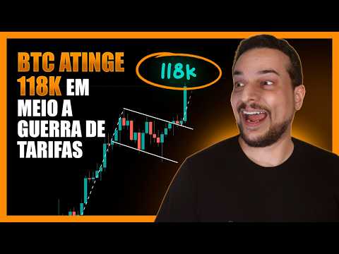 🚨 ALTA HISTÓRICA! BITCOIN ALCANÇA 118K E QUEM NÃO COMPRAR VAI PAGAR OS 50% DE TARIFAS AO BRASIL