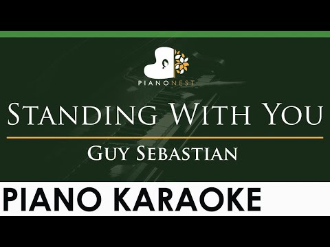 Guy Sebastian – Standing With You – LOWER Key (Piano Karaoke Instrumental)