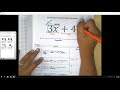 Exploring Algebra 1 Expressions Vocabulary