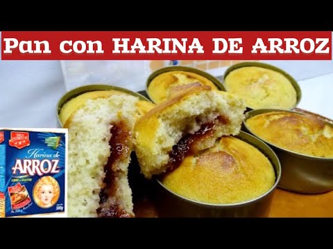 PAN DE HARINA DE ARROZ/ sin molde/ sobremesa facil