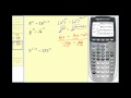 Exponential Equations and Quadratics