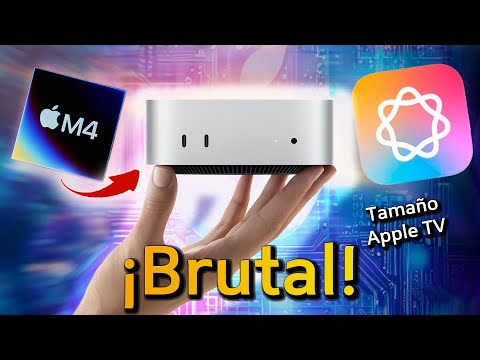 Nuevo Mac Mini M4 y M4 Pro REDISEÑADO es BRUTAL