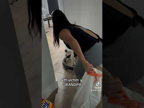 Fake knife baby prank