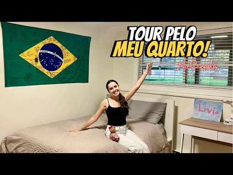 TOUR PELO MEU QUARTO! Intercâmbio no Canadá