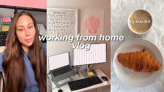 first day in my new corporate job | work from home vlog
