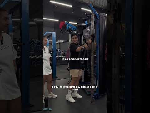 academia cheia é assim