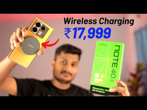 infinix Note 40 5G Unboxing & Review | Best Wireless Charging Phone Under 20000