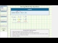 Solving Multi-Step Equations