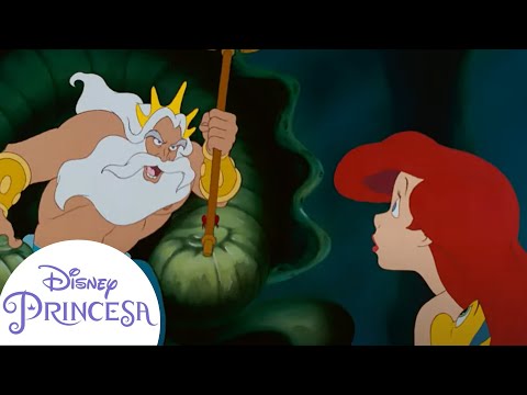 El Rey Tritón Advierte a Ariel | La Sirenita | Disney Princesa