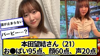 本田望結さん（21）95点、60点、20点ｗｗｗｗｗｗｗ【ネットの反応】#美女bra