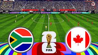South Africa vs Canada | FIFA World Cup 2026 Round Of 32 | FC 26 - PS5 PRO [4K]