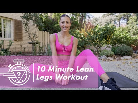 10 Minute Lean Legs Workout with Sami Clarke | #GUESSActive