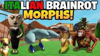 🎉SECRETOS BRAINROT MORPHS! ESPRESSONA SIGNORA, BANANITTA DOLFINITTA! ROBLOX!